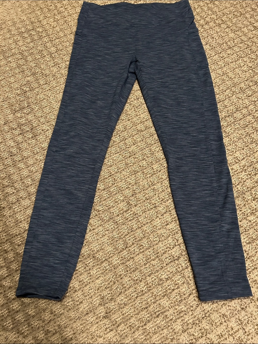 Kyodan Heathered Navy Blue Leggings